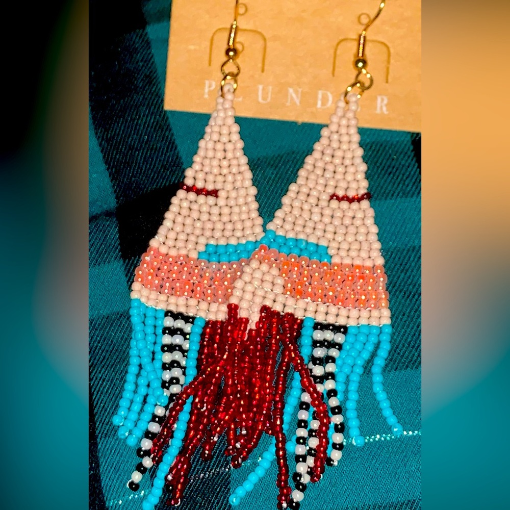 ✨ BRAND NEW Plunder Designs Fringe Type Earrings. ✨